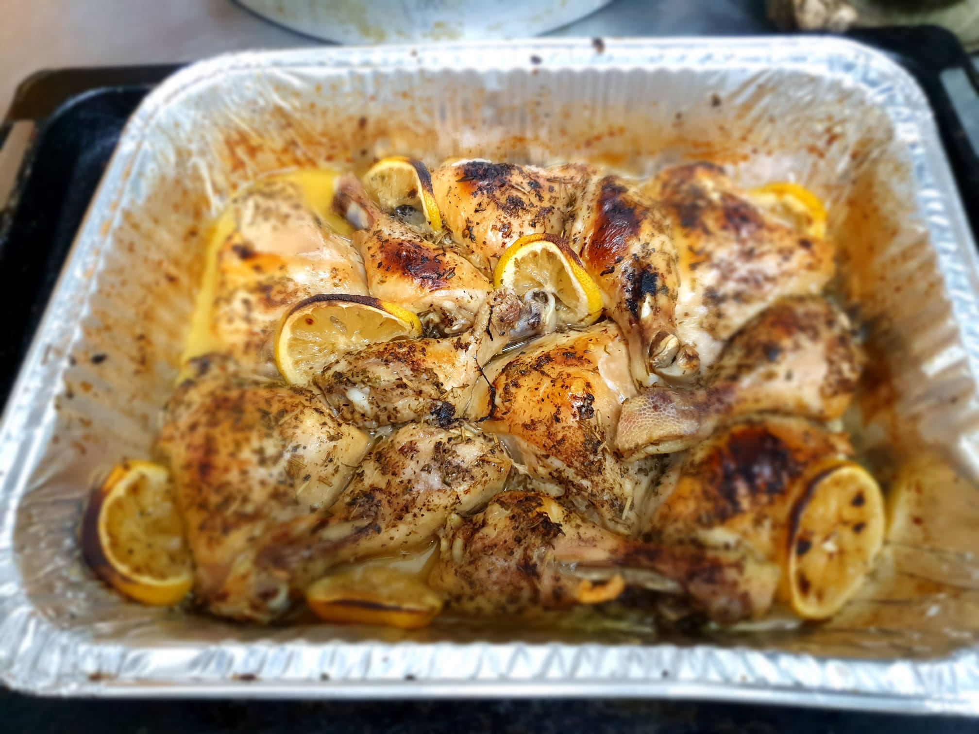 Roasted chicken