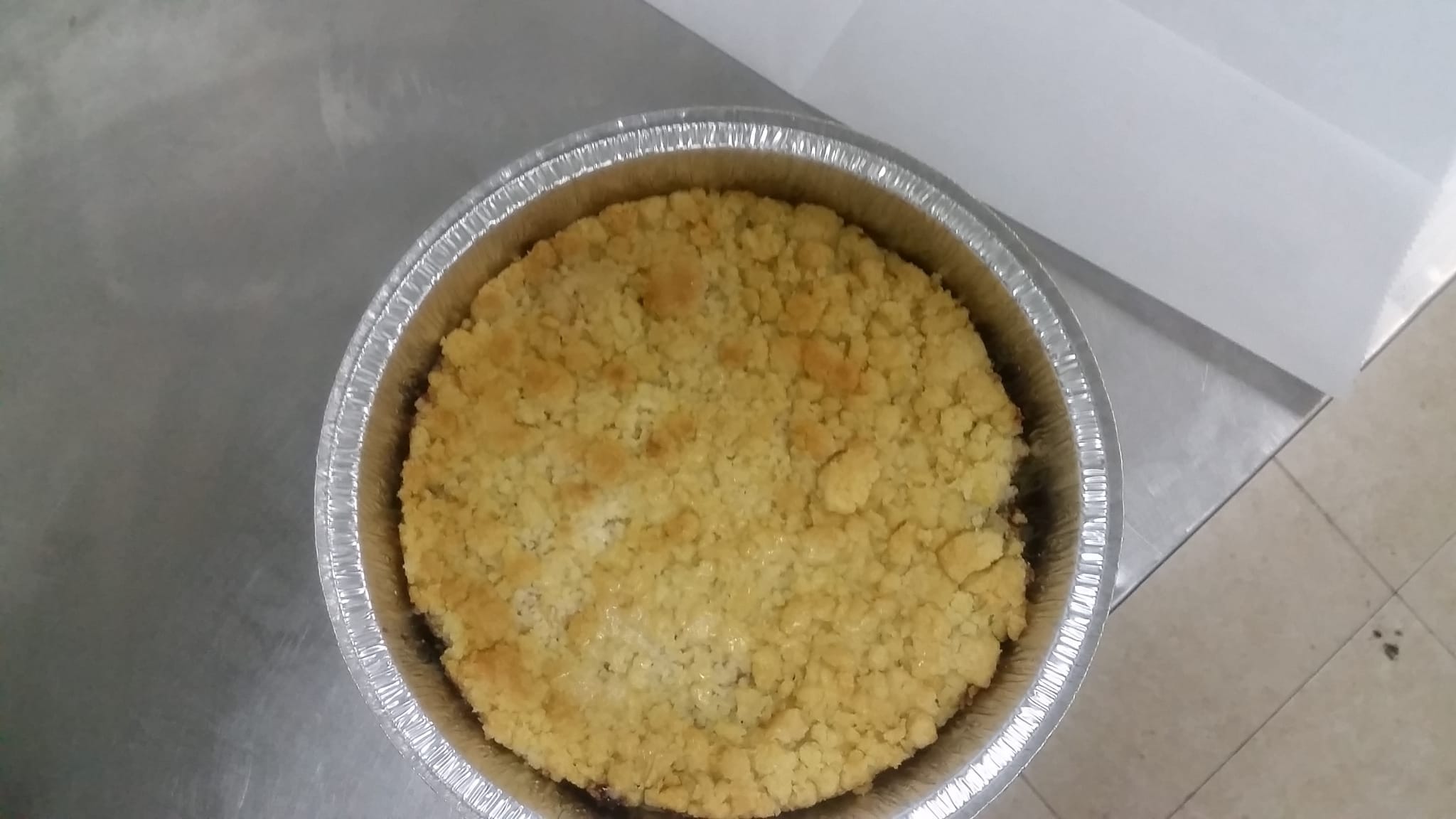 Apple cherry cobbler