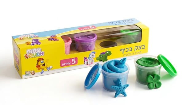 BIBO DOUGH-5 COLORS PLAYDOUGH