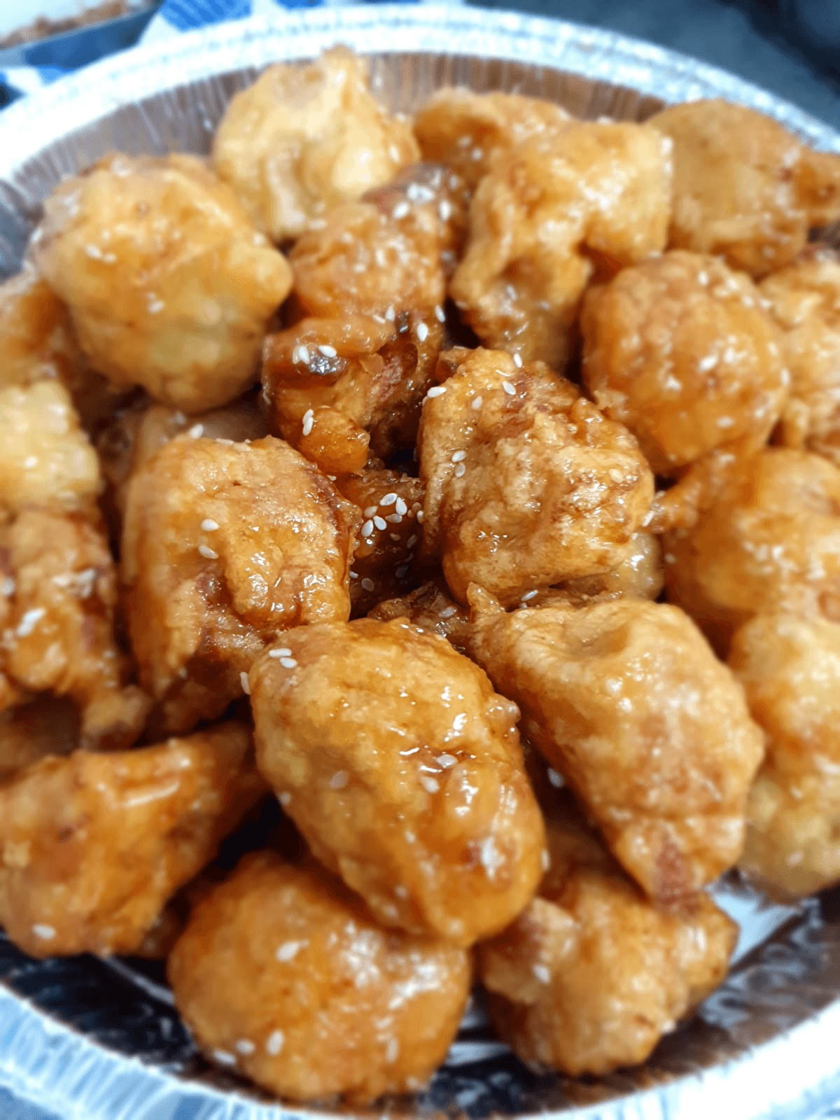 Honey garlic chicken