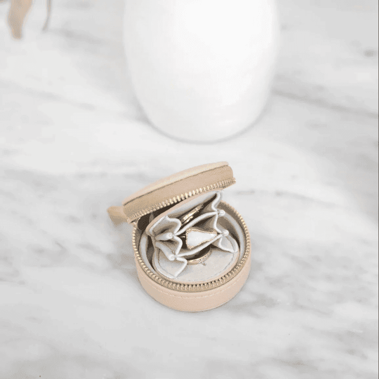 Mini Travel Jewelry Box - Blush, by Stackers