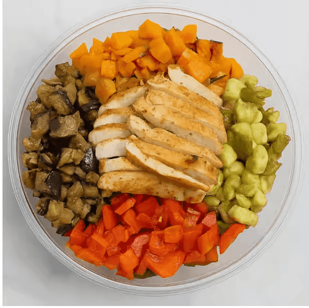 Grilled Vegetable Chicken Salad