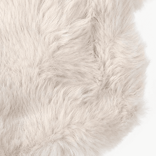 XL Beige Faux Fur Throw Blanket — photo 2