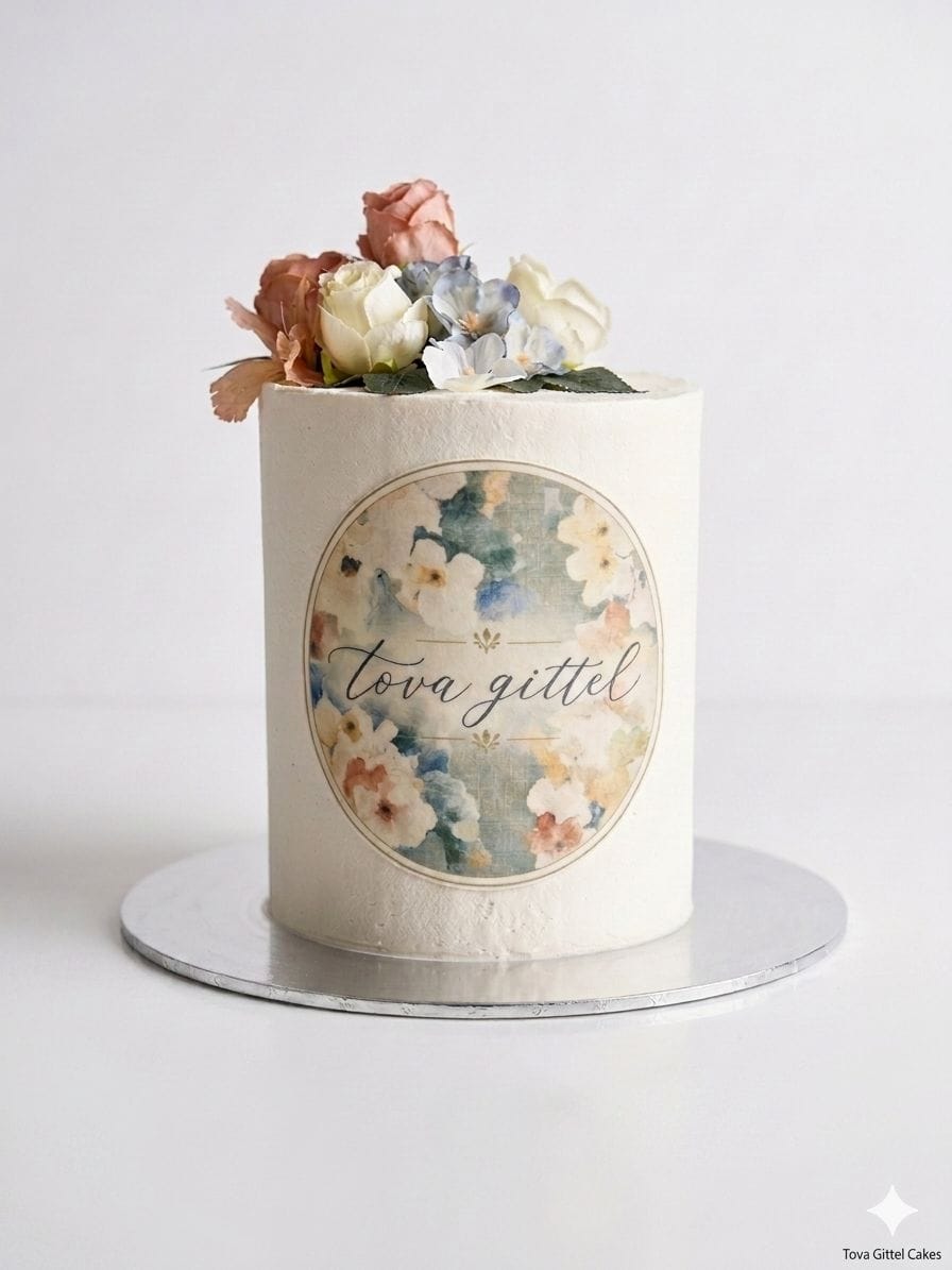 Buttercream Cake- Edible Print