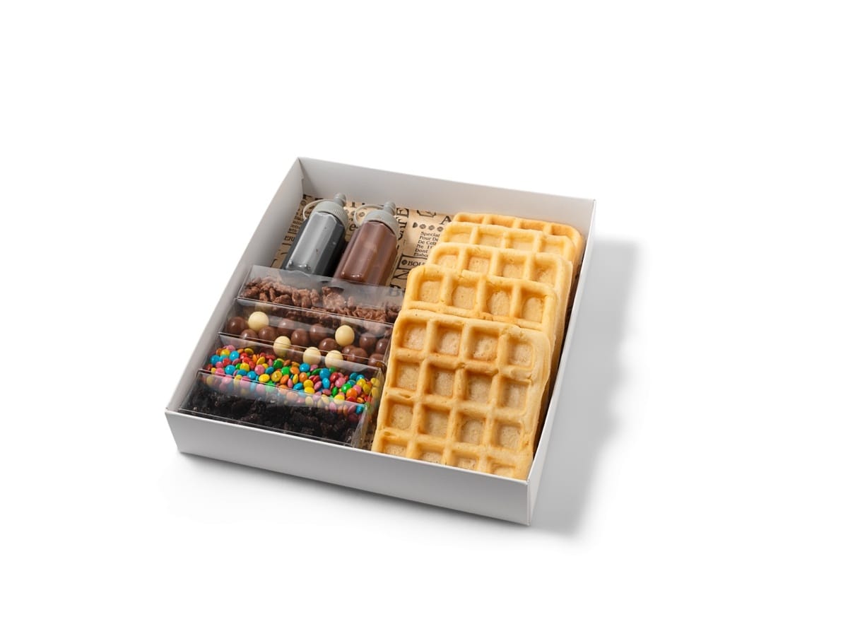 small waffle box