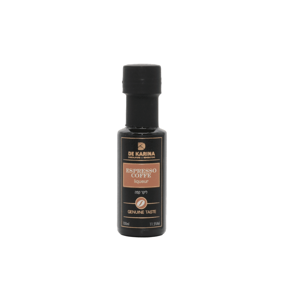 Mini Bottle of Espresso Coffee Liquor by De Karina
