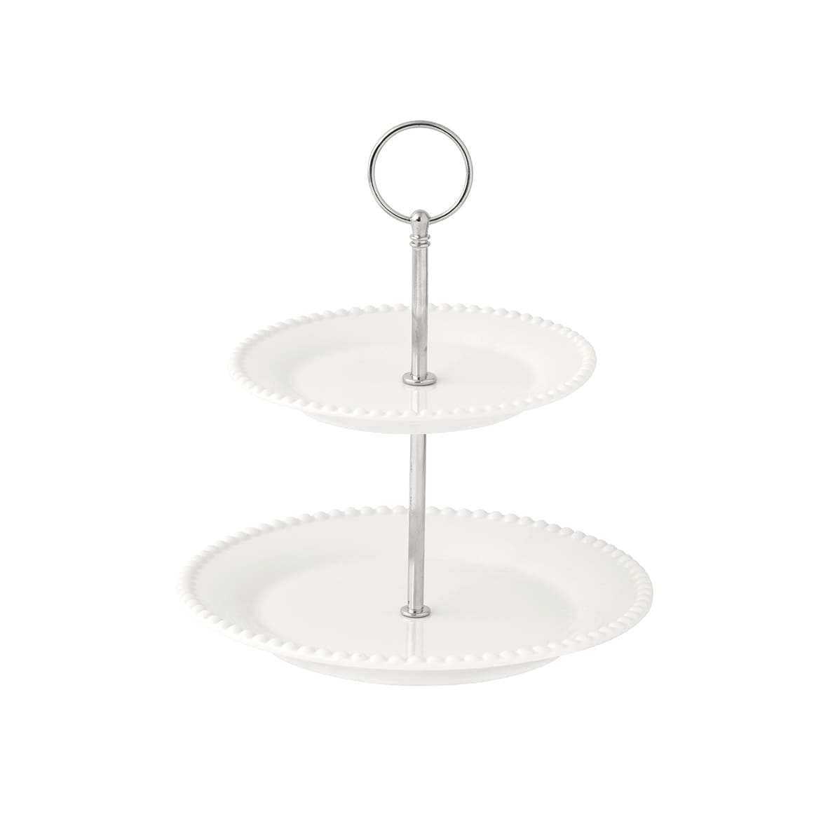 Tiffany Compact Two-Tier Serving Stand