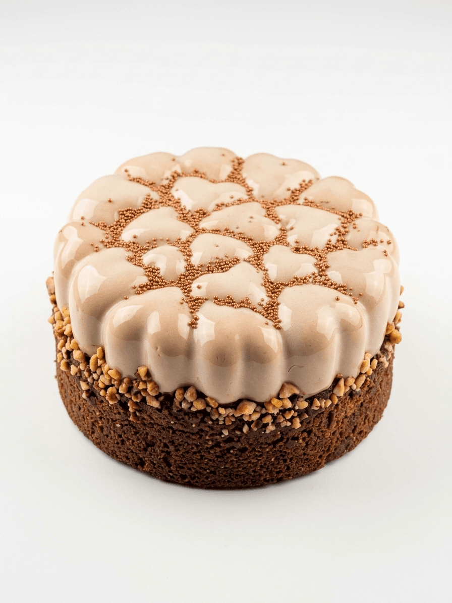 Chocolate-nougat mousse hearts