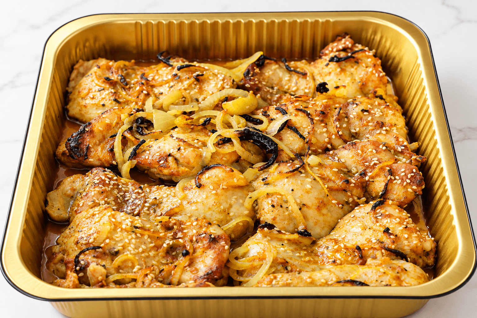 Seasoned Chicken Thigh Fillet Platter