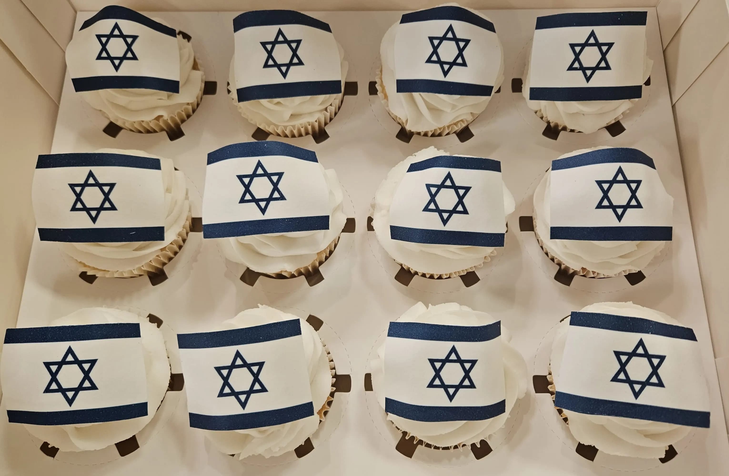 Printed Logo Cupcakes
