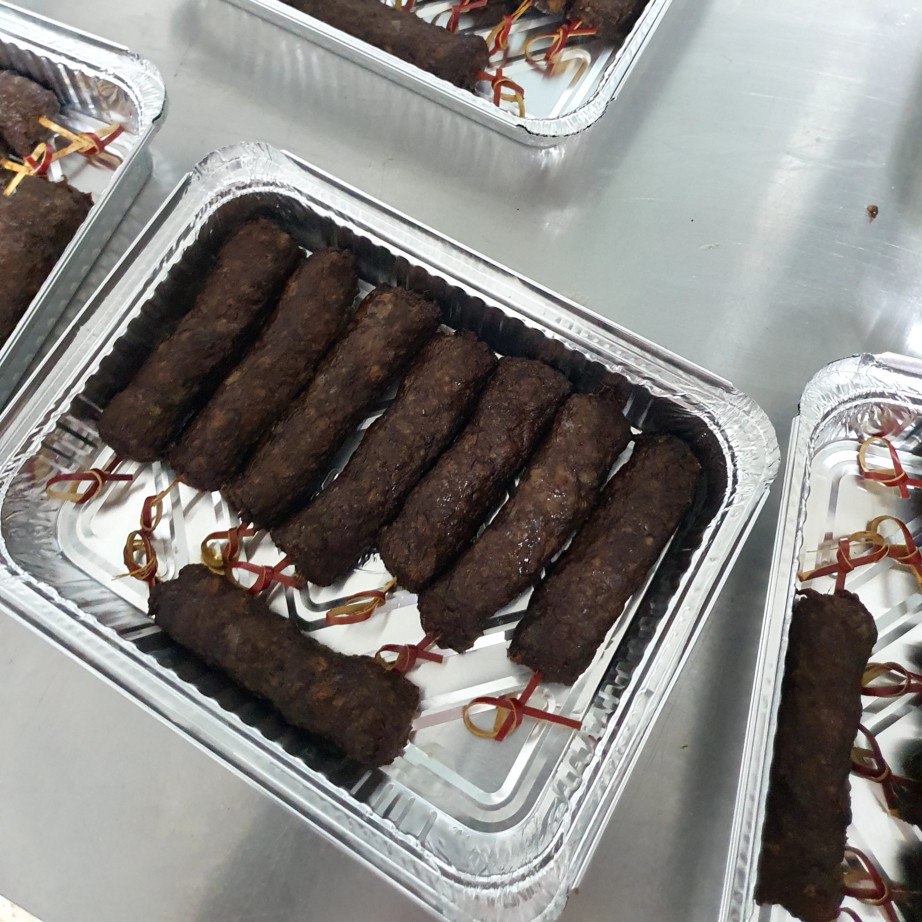 Beef Kabobs on skewer