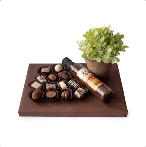 Decorative Plant and Chocolates