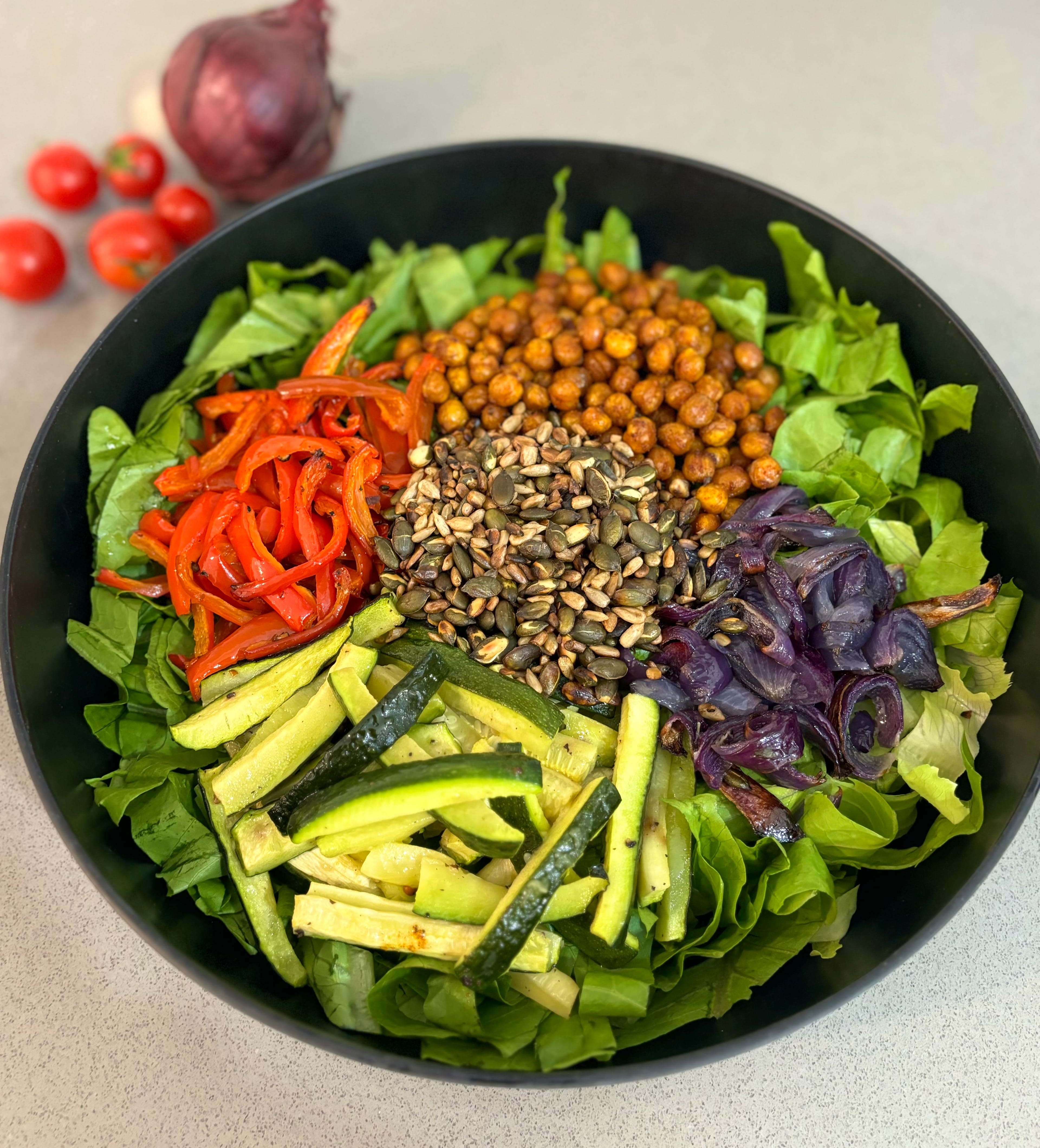 Warm Roasted Vegetable Salad
