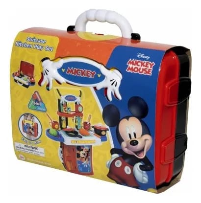 DISNEY MICKEY MOUSE SUITCASE KITCHEN SET