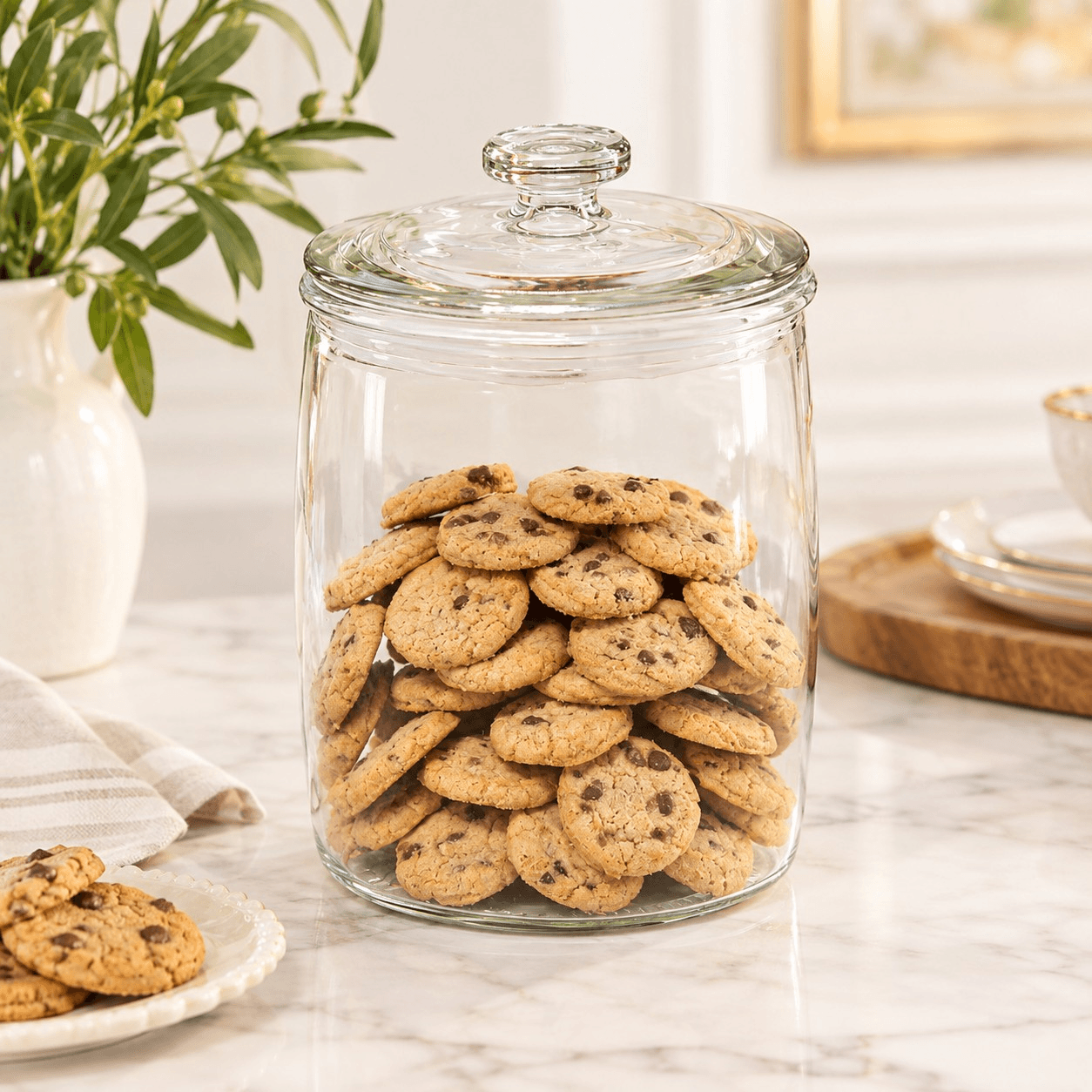 Gift Package | Classic Cookie Jar Filled with Chocolate Chip Cookies
