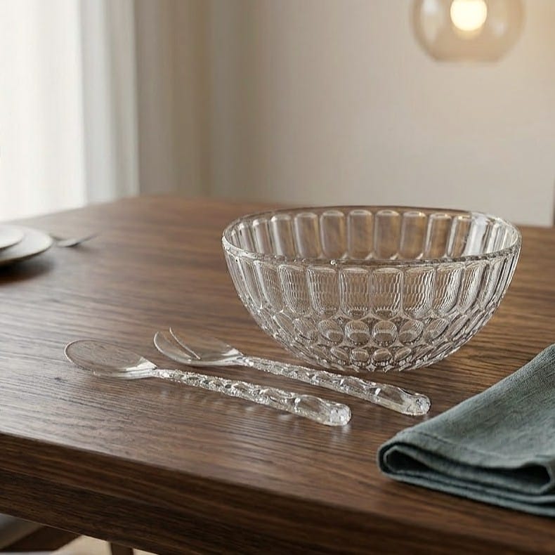 Vanity Salad Bowl & Servers