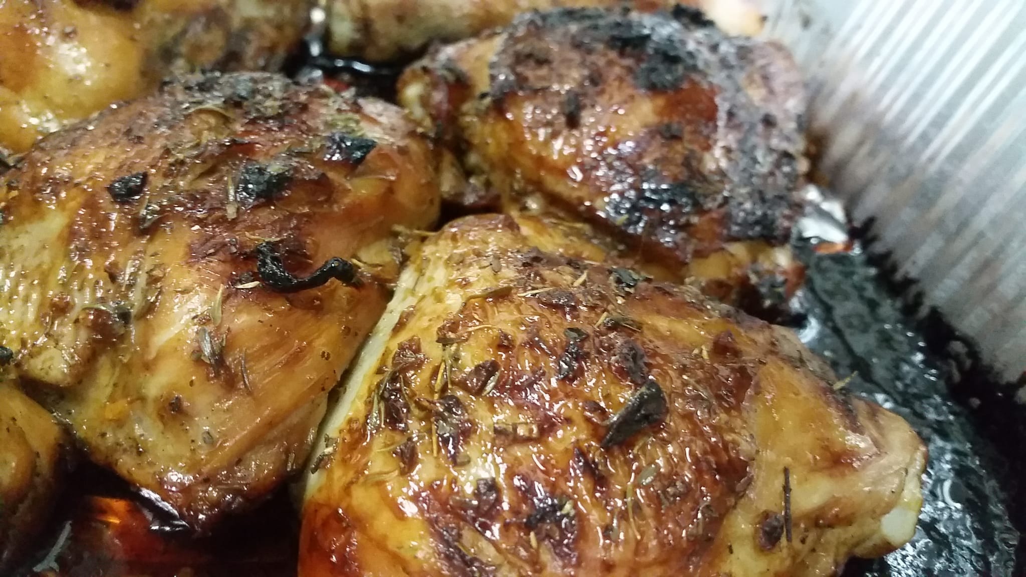 Honey glazed chicken