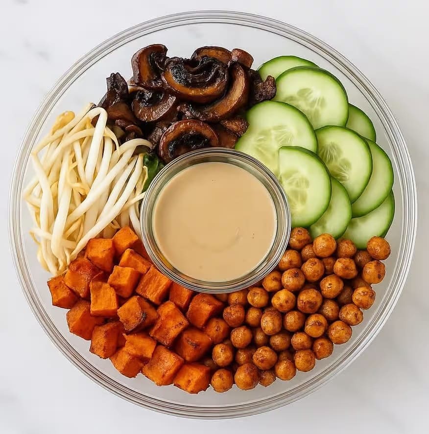 Mushroom Jerky Asian Inspired Salad