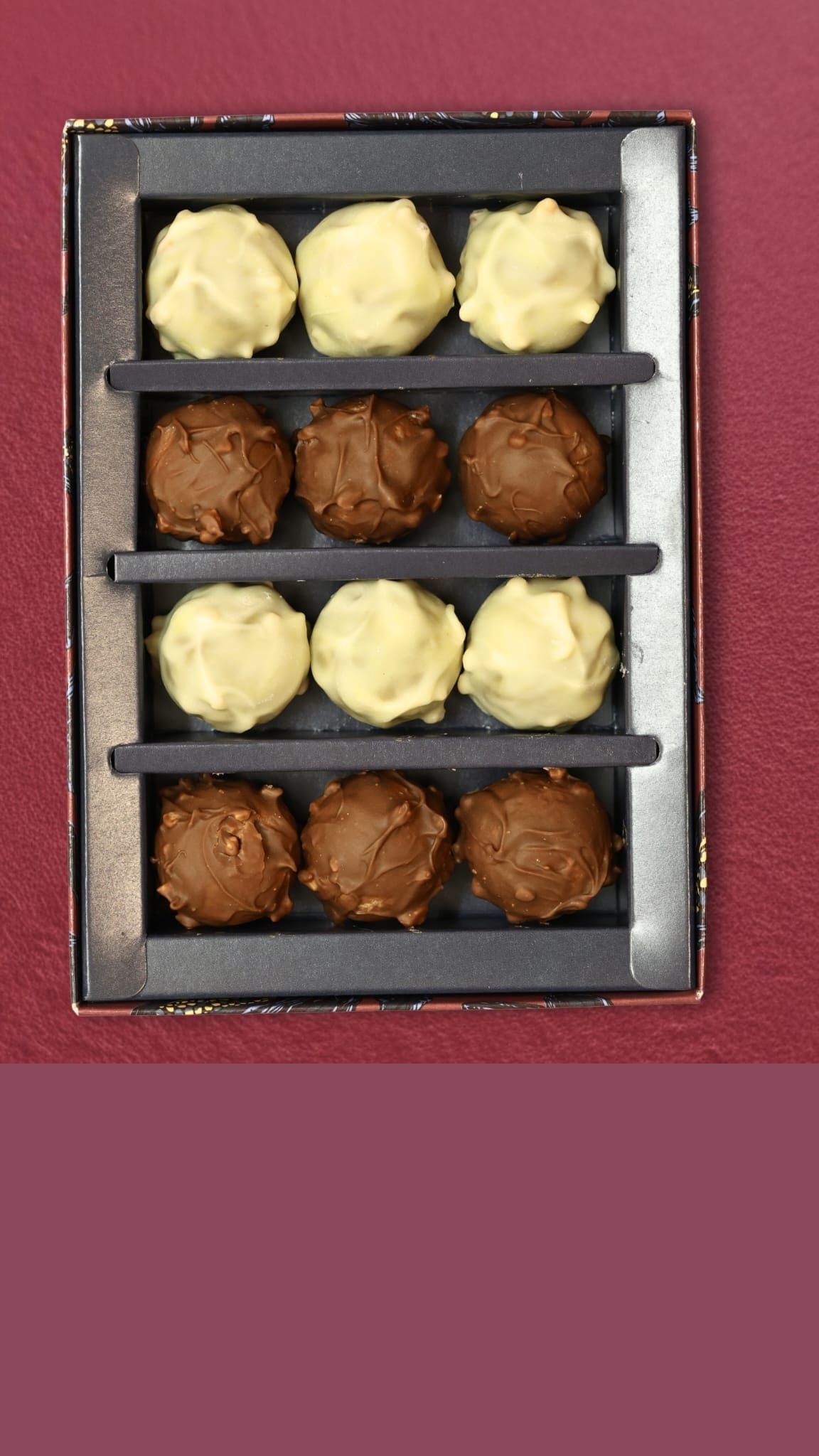 Mixed Ferrero Style Pralines – White & Milk Chocolate