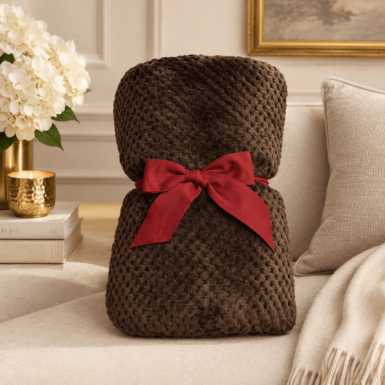 Deep Chocolate Throw