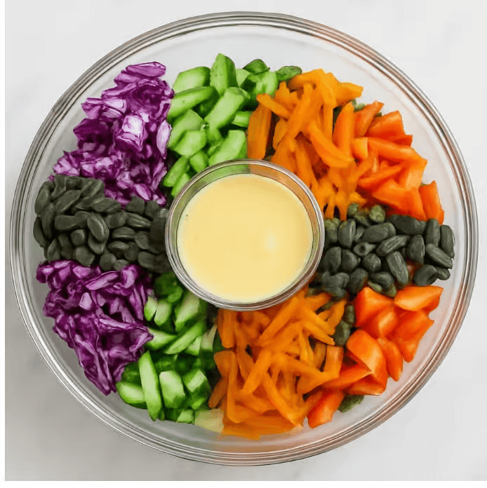 Rainbow Lettuce Salad