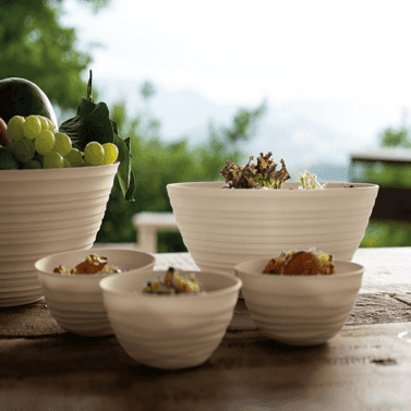 Small Tierra Bowl, Milk White — photo 2