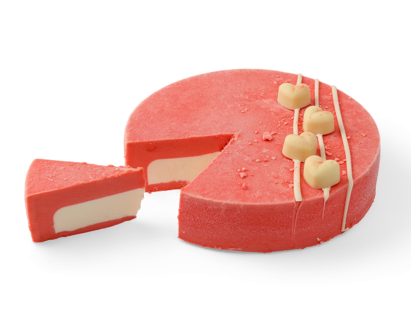 Strawberry Sorbet and Vanilla Ice Cream Cake - 220mm — photo 2
