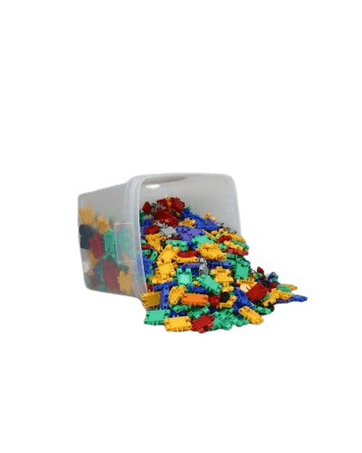 CLICS CONTAINER WITH TRANSPARENT LID 600 PCS
