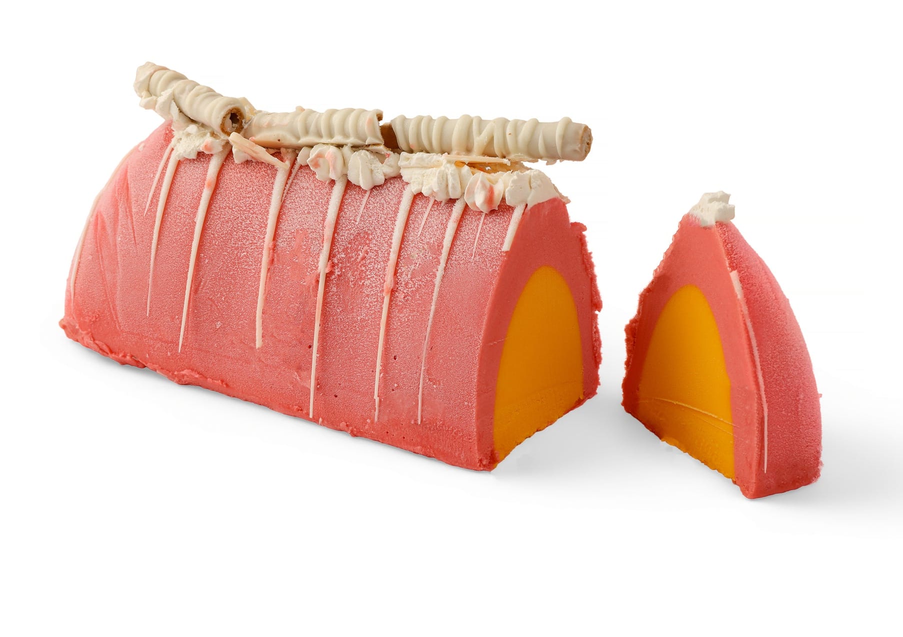Strawberry and Mango Sorbet Log — photo 2