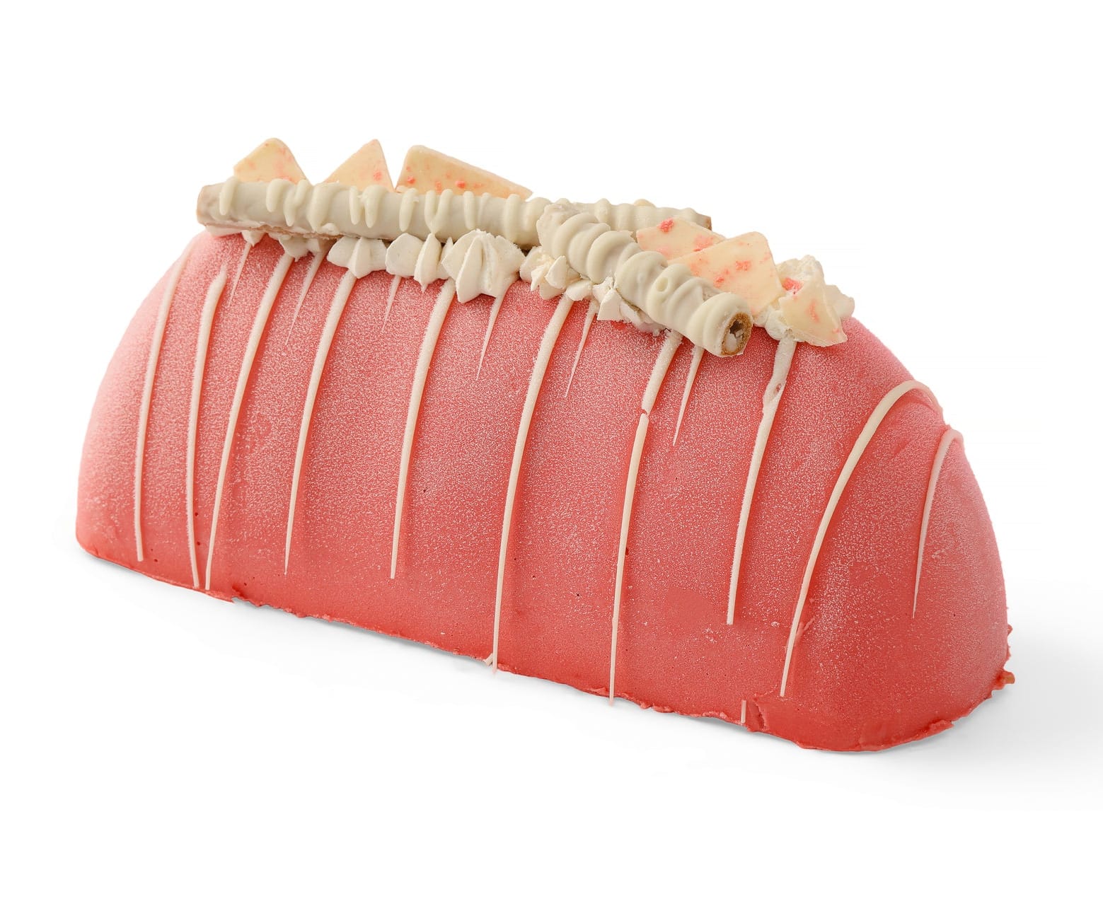 Strawberry and Mango Sorbet Log