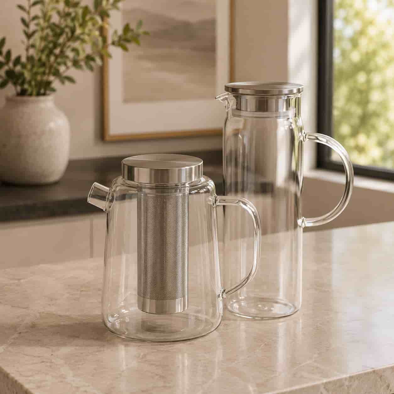 Tea Pot & Water Jug