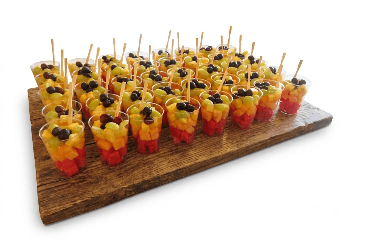 10 Medium Deluxe Fruit Cups