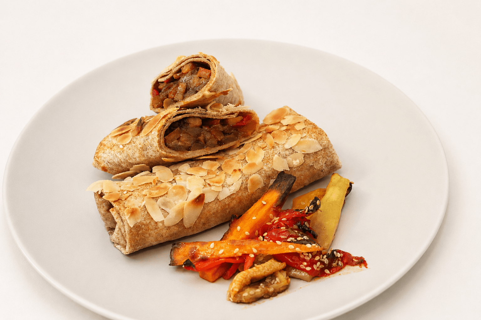 Stir-Fried Veggie Tortillas