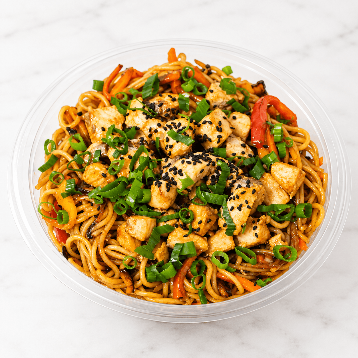 Salmon Sesame Noodle Delight