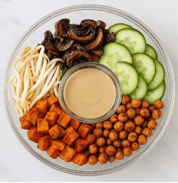 Mushroom Jerky Asian Inspired Salad