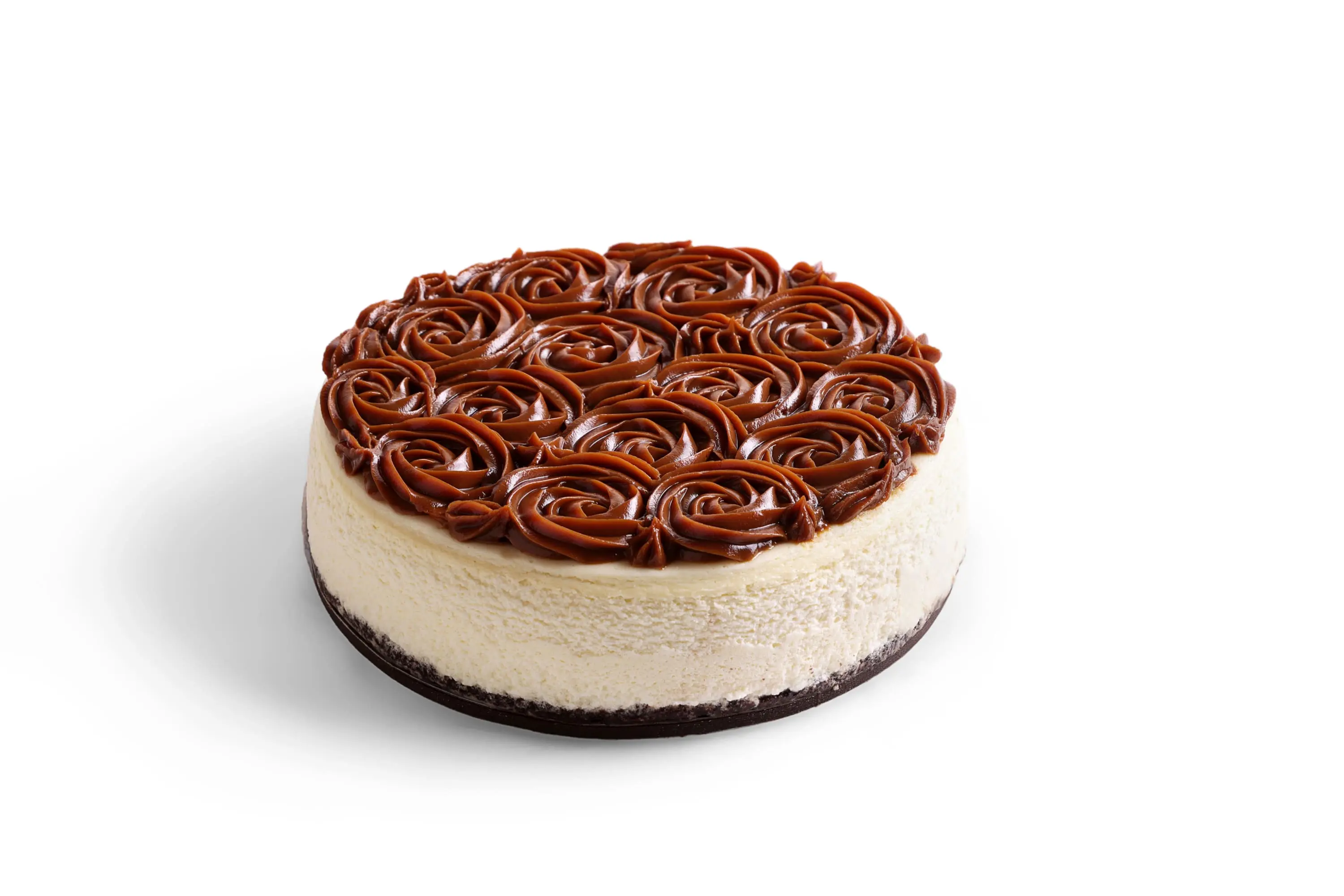 Caramel Rosette Cheesecake