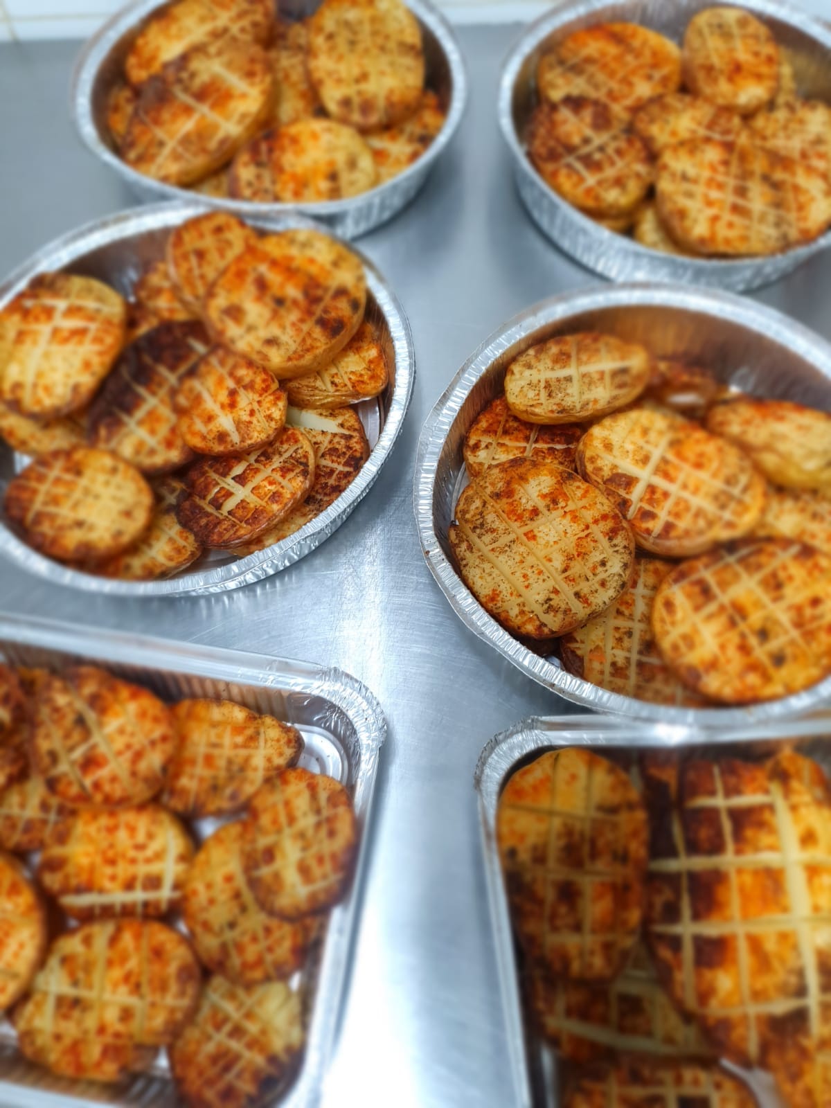 Small roasted potatoes