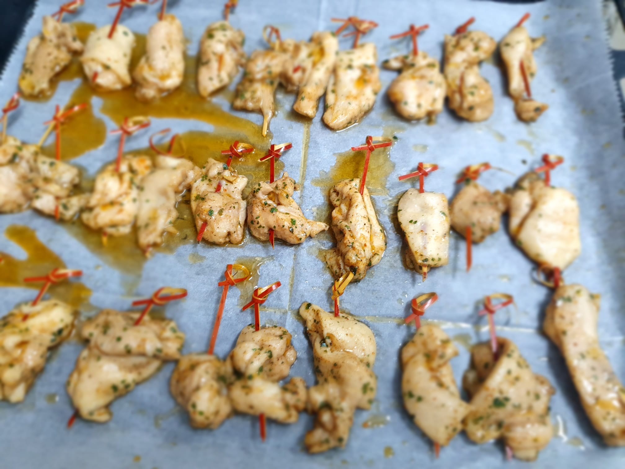 Pargiot skewers
