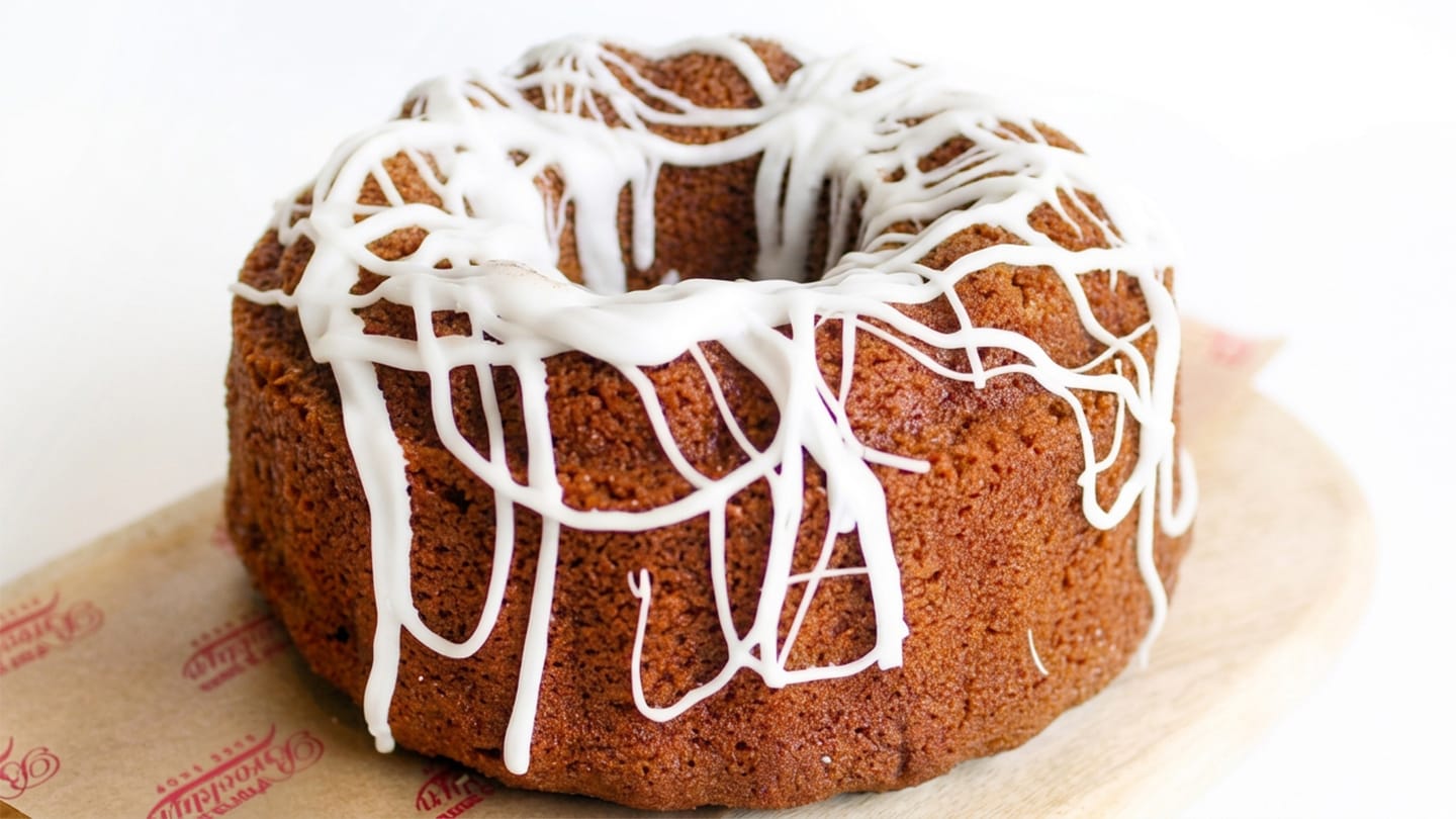 Round Honey Cake with Vanilla Drizzle