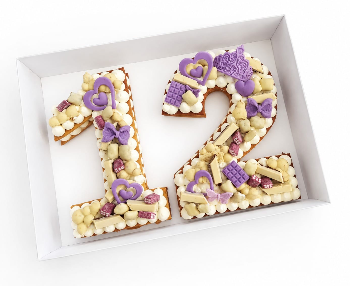 Chocolate & Sweets Number Cake