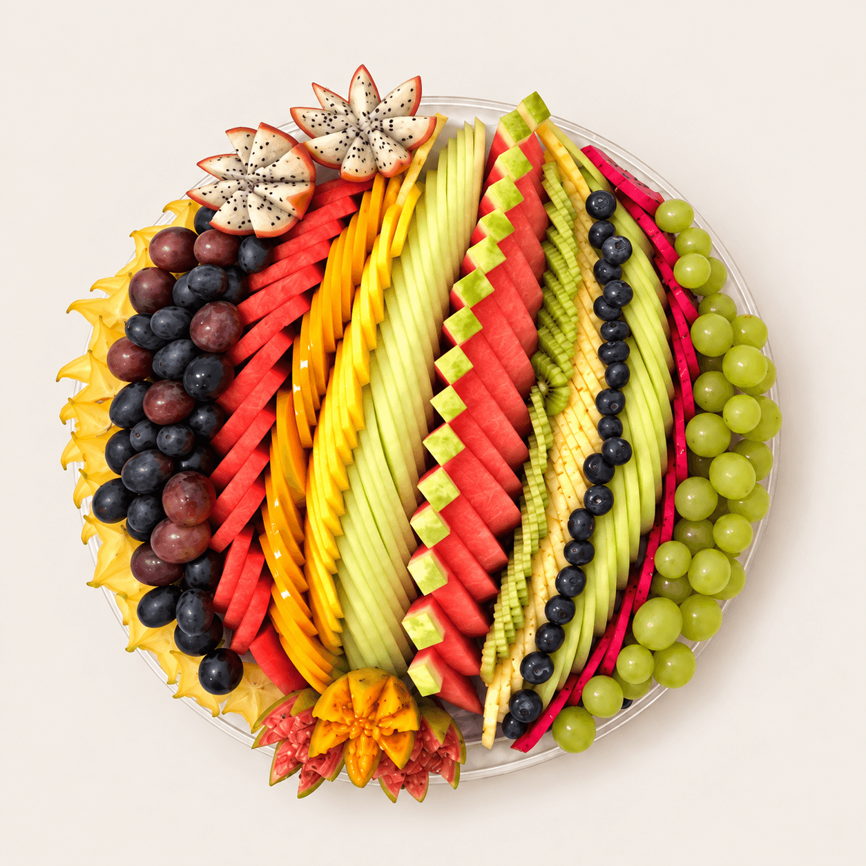 16” Round Fruit Platter